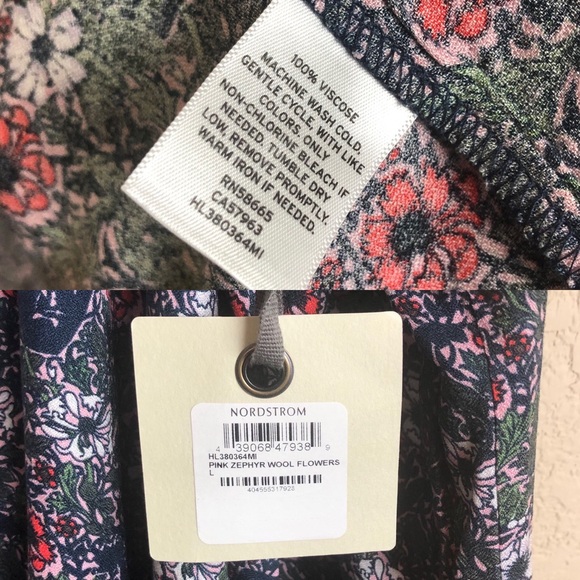 hinge • open front floral print kimono jacket - Picture 7 of 7